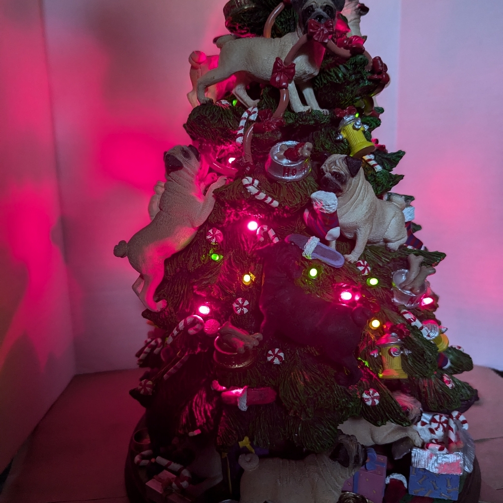 Danbury mint pug Christmas tree-EXCELLENT CONDITION - Picture 9 of 9